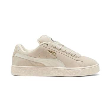 Imagem de PUMA Tênis masculino de camurça GG, Neve alpina/branco quente, 40