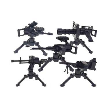 Imagem de Conjunto De Blocos De Montar Militares Com Figuras De Soldados, Armas 