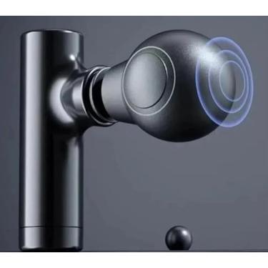 Imagem de Pistola Massageadora Elétrica Portátil, Mini Massageador Profissional, Sem Fio, Carregamento USB-C, para Relaxamento Muscular Corporal