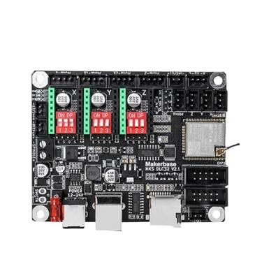 Imagem de Compatível com a placa-mãe Makerbase MKS DLC32 V2.1 de 32 bits - Controlador Wi-Fi offline com tela sensível ao toque TFT TS24/TS35-R para máquina de gravação a laser.(MKS DLC32 V2.1)