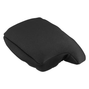 Imagem de X AUTOHAUX Capa de apoio de braço para console central de carro para Ford para Ranger 2019-2023 capa de descanso de braço de neoprene almofada de cotovelo preta