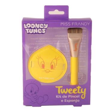 Imagem de Kit De Pincel E Esponja Linha Tweety - Miss Frandy