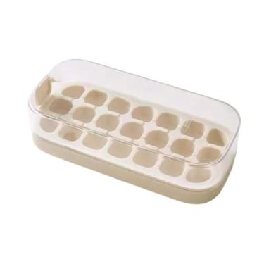 Imagem de Bandeja Reutilizável para Cubos de Gelo，Forma de Gelo Silicone Bandeja 21 Cubos