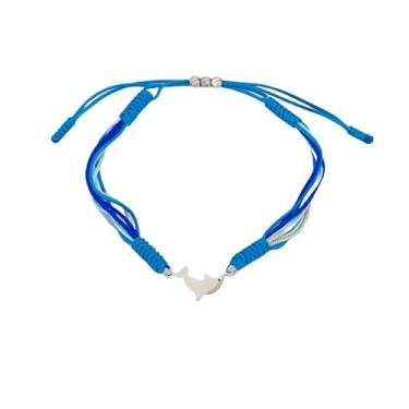 Imagem de DATOA Pulseira azul surfista de praia para mulheres e homens, ajustável, impermeável, feita à mão, trançada, joia de verão, 7, Metal, Sem Pedra Preciosa