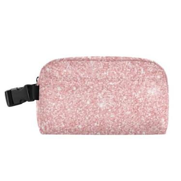 Imagem de TSENQUE Lancheira personalizada com glitter ouro rosa para crianças, meninas, lancheira isolada, reutilizável, feminina, lancheira para trabalho, linda bolsa térmica floral para meninos