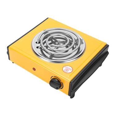 Imagem de Depisuta Queimador único Elétrico, Bobina de Bancada de 1000 W Em Aço Inoxidável Com Temperatura Ajustável Placa Quente Cooktop Fogão de Cozinha Portátil Compacto para Casa