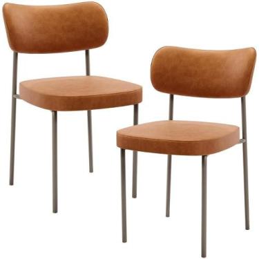 Imagem de Kit 02 Cadeiras Para Sala De Jantar Melina Base Arena L02 material sin