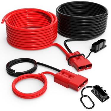 Imagem de ATOLS Kit de fiação de guincho de calibre 4 de 7,3 m - Cabo de alimentação de guincho resistente com conector de desconexão rápida para acessórios de reboque e guincho off-road