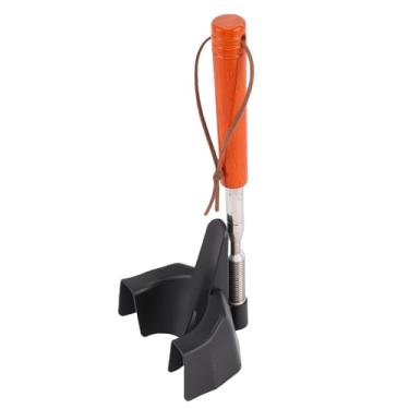 Imagem de GLOGLOW Artesanato Ajudante de Funil de pé Telescópico de Metal, Buzina de Sapato Ajustável, Telescópica de Metal, Ajudante de Funil de pé para Mulheres Grávidas Buzina de Sapato de Alça Longa