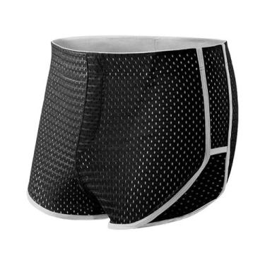 Imagem de Shorts Boxer Aloha De Verão Em Seda Gelada Para Meninos Adolescentes -