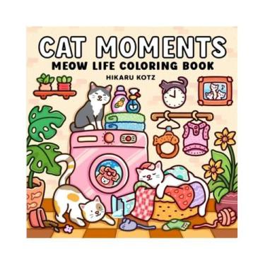 Imagem de Livro De Colorir Para Gatos Adultos Presente Único De Relaxamento Pape