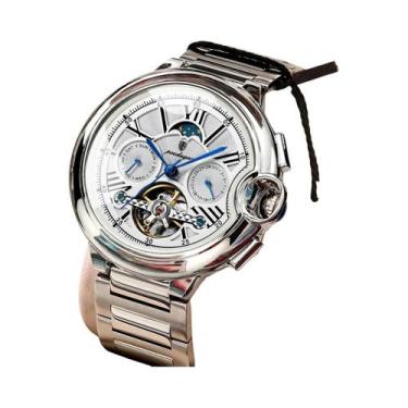 Imagem de Relógio De Luxo Masculino Em Aço Inoxidável Automático Mecânico À Prov