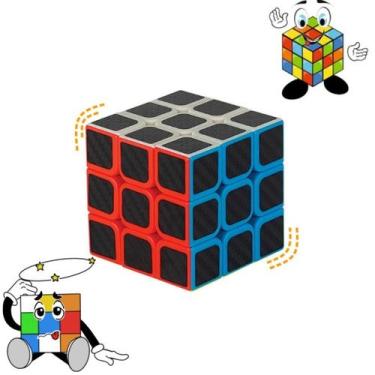 Imagem de Cubo Mágico Profissional Cubotec 3x3x3, Preto