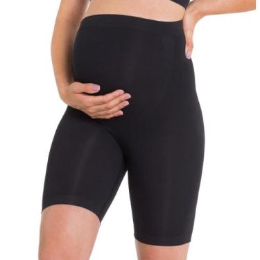 Imagem de Bermuda Short Cintura Alta Original Trifil Maternidade Para Gestante G