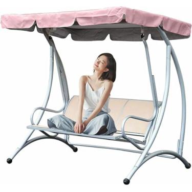 Imagem de Capa de substituição para balanço de pátio de 2 ou 3 lugares, impermeável, para uso externo em jardins e áreas externas, em tecido Oxford 210D~/