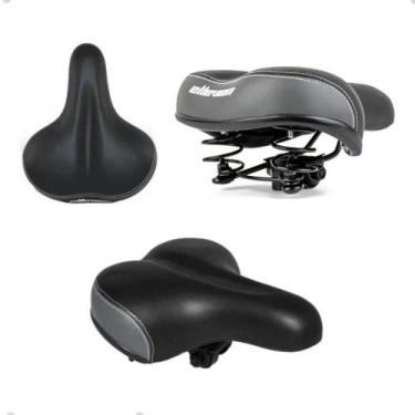 Imagem de Banco De Bicicleta Selim Mtb Largo 2 Molas Super Confortavel Bike Cor: