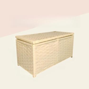 Imagem de Cesto Organizador Sintético Artesanal – Roupeiro Multiuso(Palha)