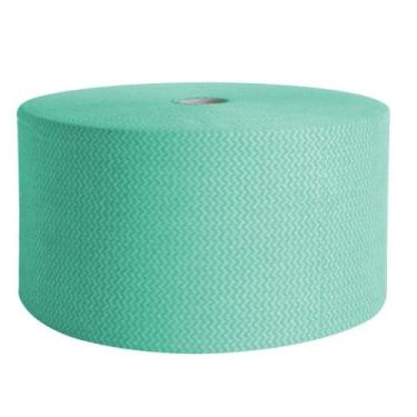 Imagem de Rolo De Pano Tipo Perfex 20x300m Slim Verde Qualidade - Mr Plus