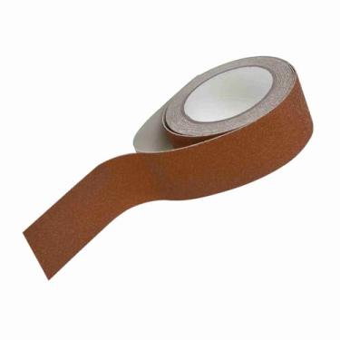 Imagem de Luqeeg Fita de Segurança Antiderrapante Colorida Com Forte Poder de Ligação para Decoração de Piso de para Prédio de Escritórios, Hotel, Hospital 5M * 5cm Fita Antiderrapante de PVC (Café)