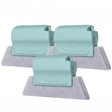 Imagem de Kit Limpador Multiuso com Escova de Microfibra - Limpa Cantos, Janelas, Cozinha e Fogão, Ideal para Limpeza Detalhada Doméstica (3 unidades)