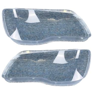 Imagem de Compatível Com Chrysler 300c 2011-2017 Frente Do Carro Farol Lente Capa Escudo Lâmpada Sombra Transparente Substituir Abajur(Left and Right)