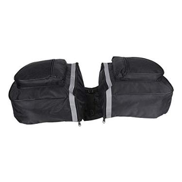 Imagem de Bolsa de bicicleta, cestos de bicicleta e porta-malas, sacos de sela para bicicleta, 25L à prova d'água Mountain Road Bike Rack Bolsas traseiras, bolsa de transporte de cauda de assento bolsa dupla