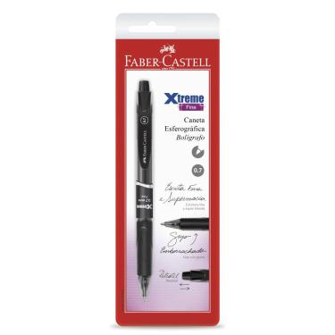 Imagem de CANETA ESF XTREME FINE 0.7 PRETA FABER