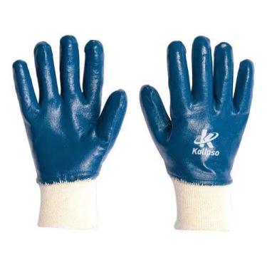 Imagem de Luva de Segurança Nitrili Ka-30 Azul Kalipso, 8