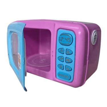 Imagem de Microondas de brinquedo luz e som Brinquedo Infantil princesa menina r