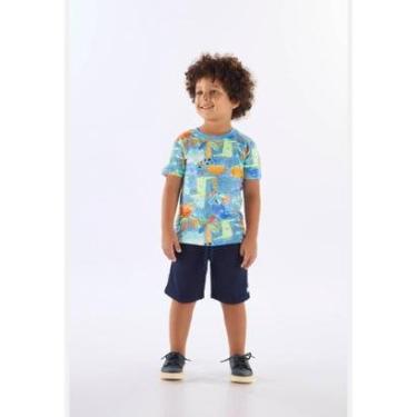 Imagem de Camiseta Infantil em Algodão Flamê Up Baby-Masculino