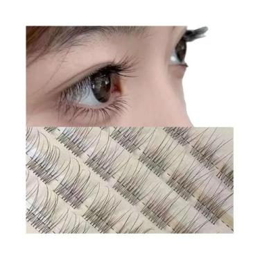 Imagem de Cílios Postiços Naturais Em Cacho, Autoadesivos, Sem Cola, Extensão De