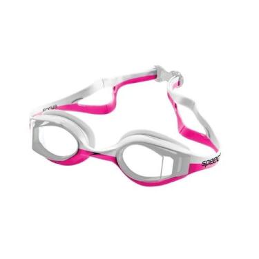 Imagem de Óculos de Natação Speedo Focus Unissex, Rosa, Único