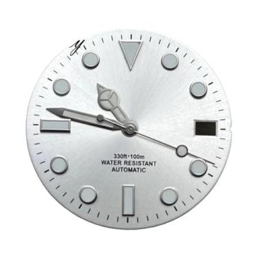 Imagem de Mostrador De Relógio Luminoso Sunburst 28.5mm Com Ponteiros Para Movim