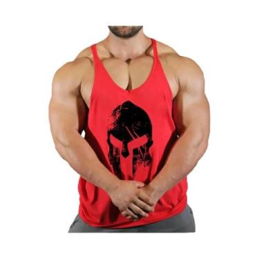 Imagem de Colete Masculino Sem Mangas Para Fitness E Corrida, Cor Sólida, Respir