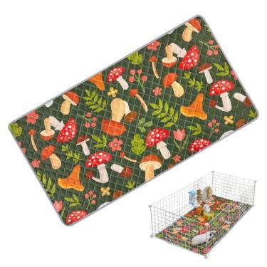 Imagem de Forro de gaiola, tapete absorvente lavável - tapete de cama, para coelho habitat, hamster, ouriço, chinchila, área para animais pequenos