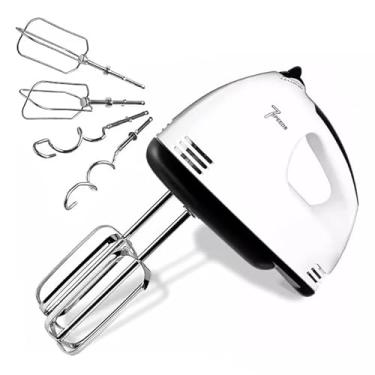 Imagem de Batedeira de Mão Elétrica 220V, 7 Velocidades, 260W, para Bolo e Chantilly