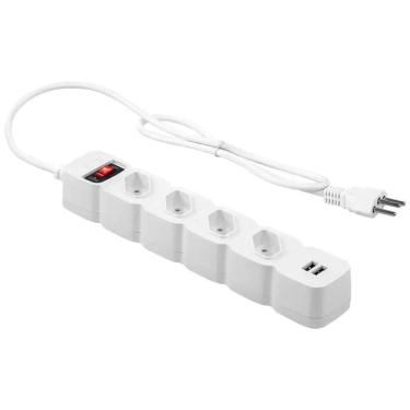 Imagem de Filtro De Linhas Intelbras Epe 204 Bc 4 Tomadas 2 - 4824204 Branco Bivolt