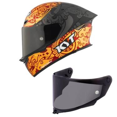 Imagem de Capacete KYT TT Revo Enea Indonésia Réplica 2023 Mais Viseira Fumê-Masculino