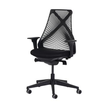 Imagem de Cadeira Ergonômica Diretor Preta Giratória Ajustável