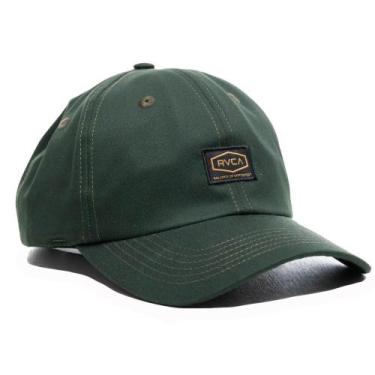Imagem de Boné RVCA Aba Curva Dayshift Strapback WT25 Verde Escuro, Camarone, Ún