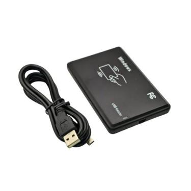 Imagem de Leitor Cartão Tag RFID 13.56mhz Mifare Rfid NFC Controle de Acesso USB