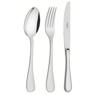 Imagem de Faqueiro Tramontina Classic Em Aço Inox Com Facas De Mesa Forjadas Sem Estojo 101 Peças 66928415