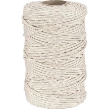 Imagem de Corda Multifilamento Trançada, 6 Mm X 180 M, Branca, Vonder