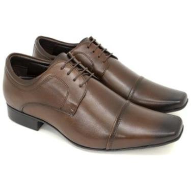 Imagem de Sapato Social Jota Pe Air Vinitti Palmilha Macia Aumenta Altura até +6,5cm Couro Legítimo 78205-Masculino