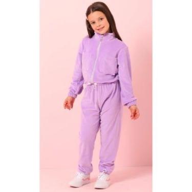 Imagem de Conjunto Infantil Plush Luxo Menina Inverno Lessa Kids K289-Feminino