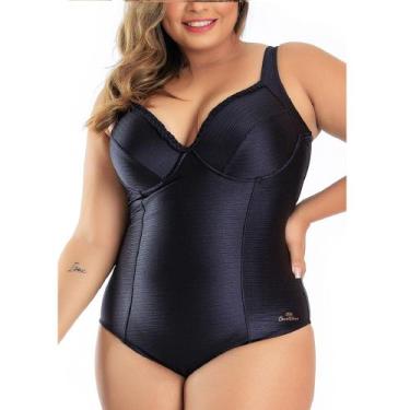 Imagem de Maiô Zero Barriga com Bojo Trança e Recorte Liso ref. 601508 - Dilady,