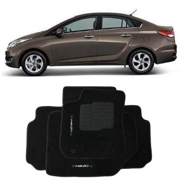 Imagem de Tapete Automotivo Carpete Linha Luxo Hyundai Hb20S