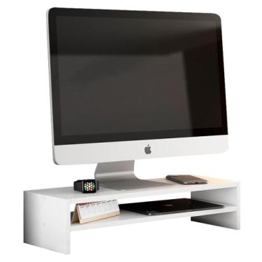 Imagem de Suporte Stand Base Para Tela Monitor Laptop Soft Elevado 65cm em MDF c