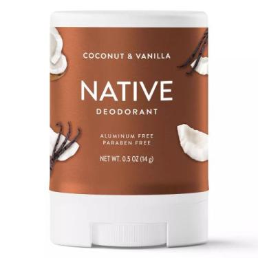 Imagem de Mini Desodorante Sem Alumínio, Coconut e Vanilla, 14g, Native