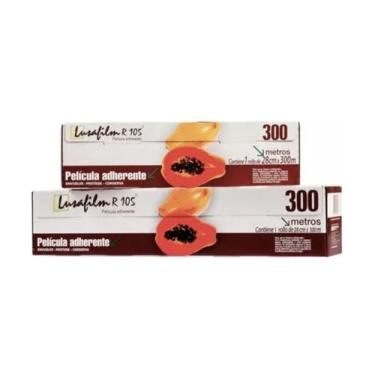 Imagem de 12 un plastico filme pvc esticavel 28x300 metros c/ serrilha - JL EMBA